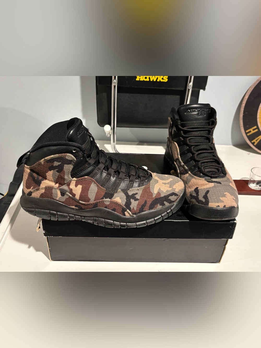2019 Nike Air Jordan 10 Woodland Camo 310805 201 Men’s Size 9.5